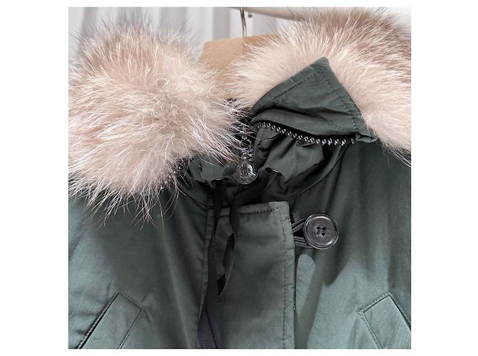 Moncler Chaqueta de plumón caqui para mujer Castaño - vista 11