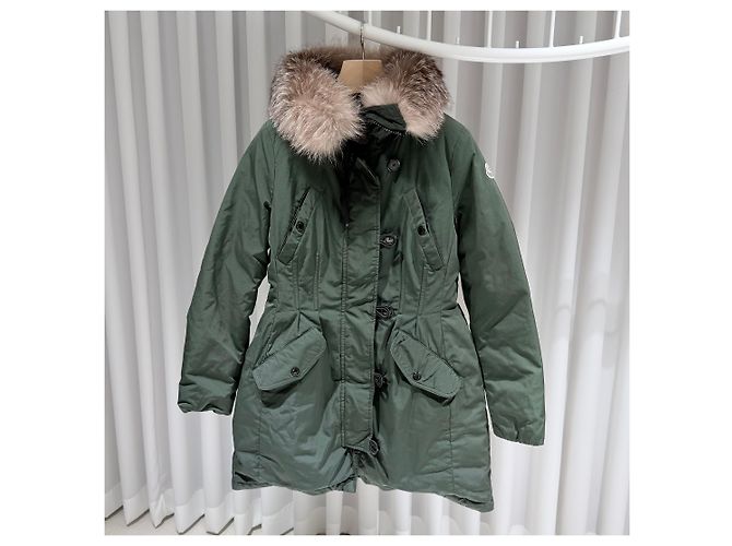 Moncler Chaqueta de plumón caqui para mujer Castaño - vista 2
