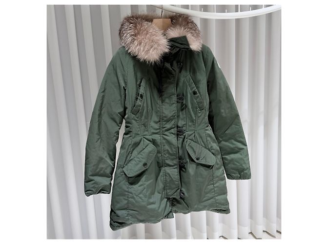 Moncler Chaqueta de plumón caqui para mujer Castaño - vista 3