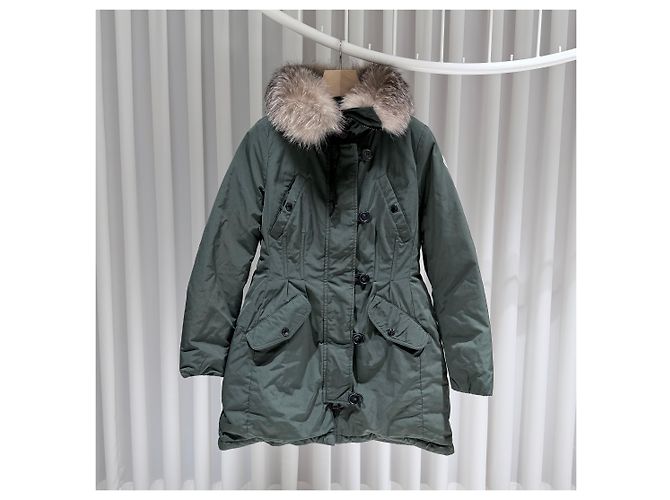 Moncler Chaqueta de plumón caqui para mujer Castaño - vista 7