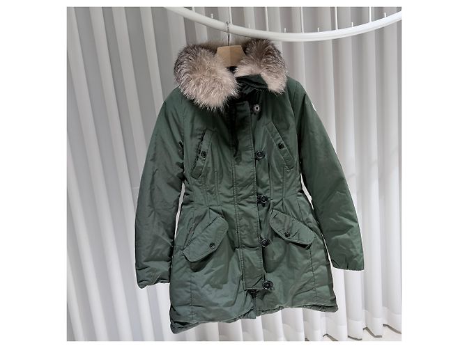 Moncler Chaqueta de plumón caqui para mujer Castaño - vista 9