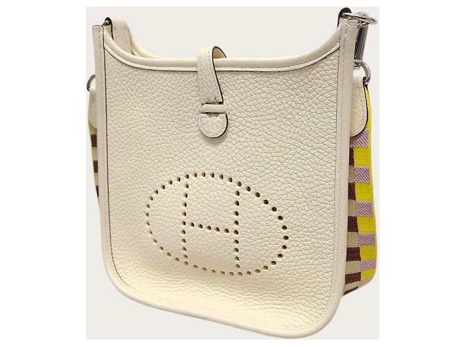 Hermès Hardware Palladium Clémence Évelyne Citron Loose Ash Move Strap D'oro - vista 3