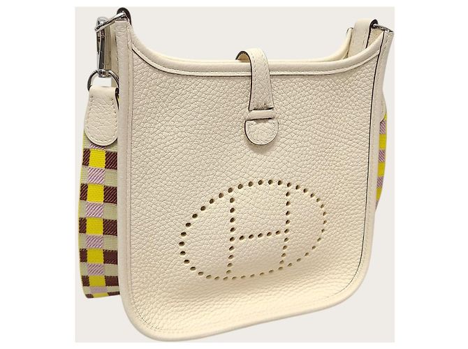 Hermès Hardware Palladium Clémence Évelyne Citron Loose Ash Move Strap D'oro - vista 4