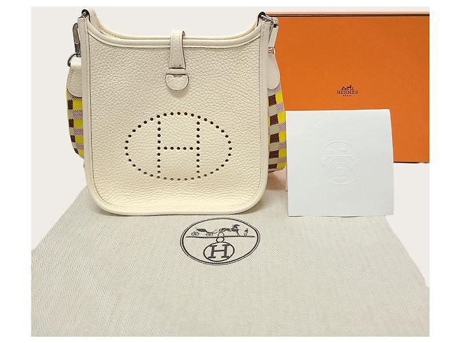 Hermès Hardware Palladium Clémence Évelyne Citron Loose Ash Move Strap D'oro - vista 8