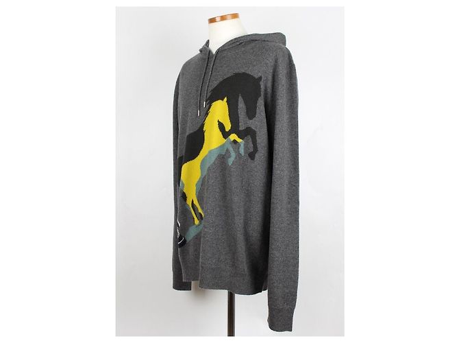 Hermès Moletom de cashmere Chase and Shadow XXL Marrom - vista 2