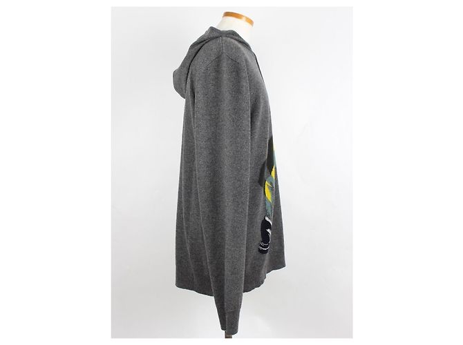 Hermès Moletom de cashmere Chase and Shadow XXL Marrom - vista 4