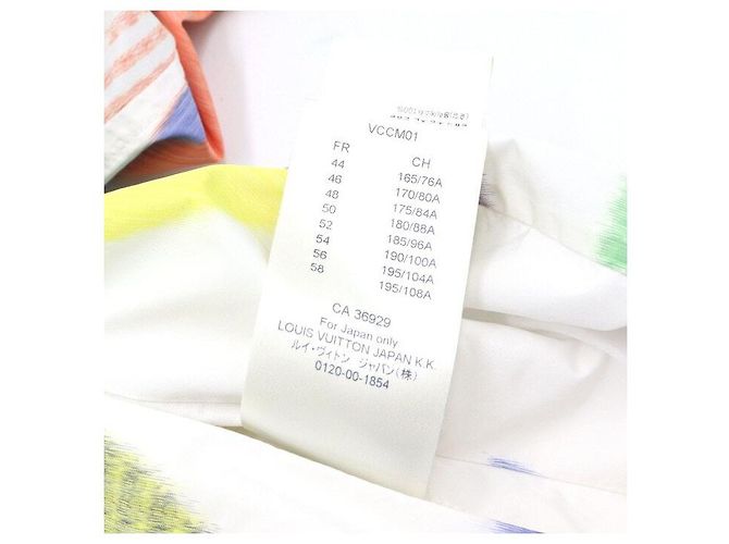 Louis Vuitton Giacca a vento Monogram Multicolor da uomo Bianco - vista 7