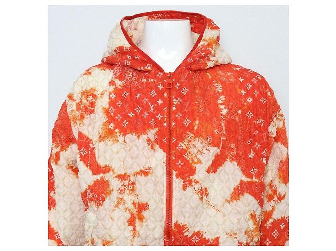 Louis Vuitton Giacca a vento Monogram Bandana da uomo Arancione - vista 2