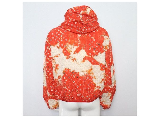 Louis Vuitton Giacca a vento Monogram Bandana da uomo Arancione - vista 4