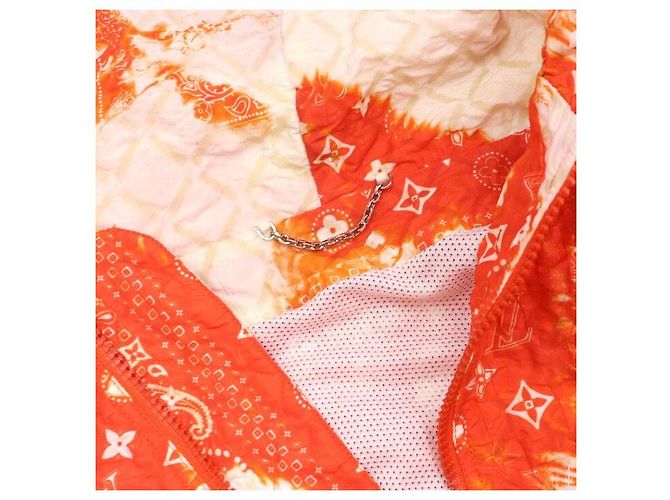 Louis Vuitton Giacca a vento Monogram Bandana da uomo Arancione - vista 5