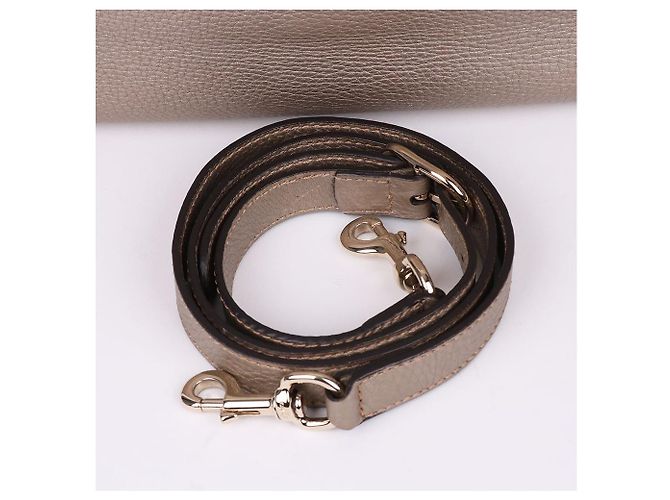 Bamboo Gucci Borsa Tote e Borsa a Spalla con Manico in Bambù Grigio Marrone - vista 7