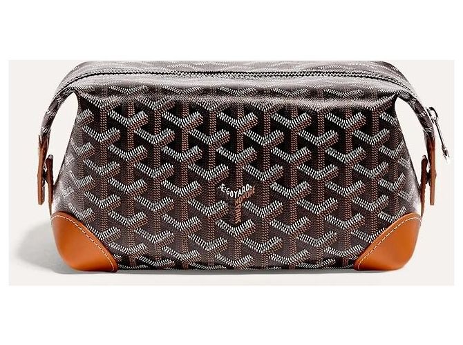 Goyard Clutch Bowling Unisex Black Tan - vista 2