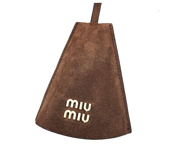 Miu Miu Portachiavi e charm per borsa in scamosciato Trick Multicolore - vista 2
