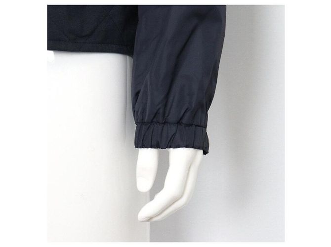 Moncler Navy Nylon Steppjacke Blouson für Herren Blau - Ansicht 3