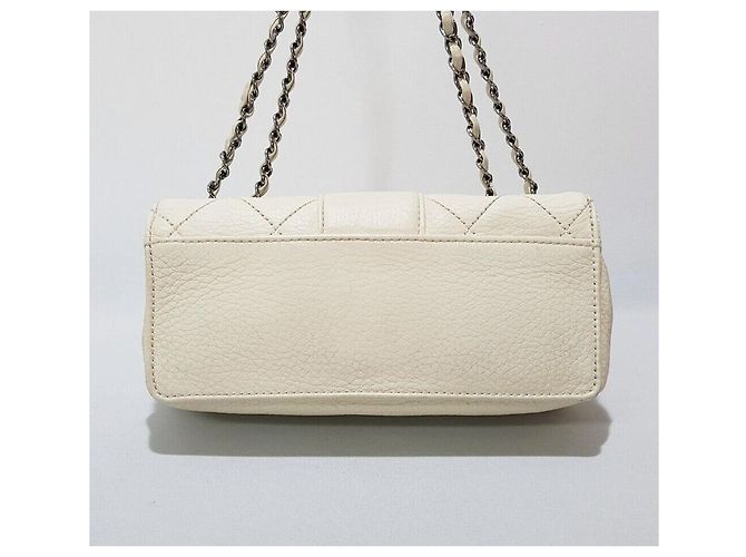 Chanel Bolso de hombro vintage con cadena Blanco - vista 5