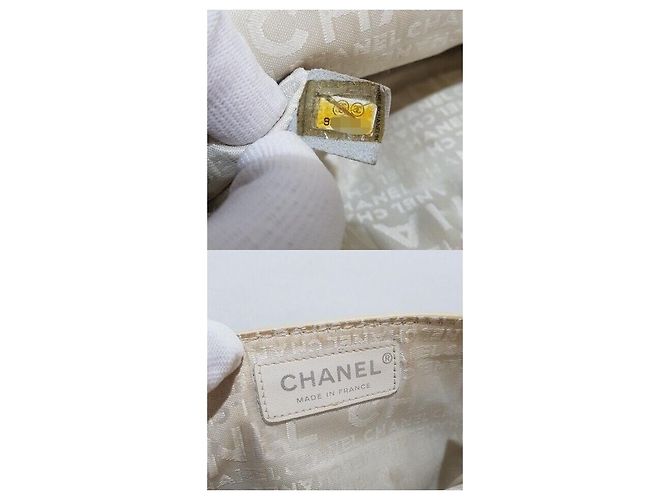 Chanel Bolso de hombro vintage con cadena Blanco - vista 9