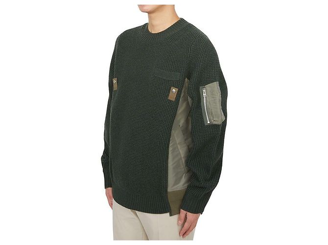 Sacai Malha para homem Preto - vista 5