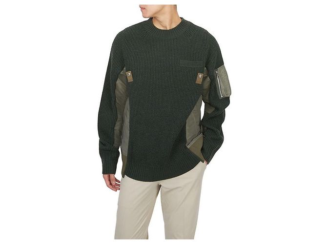 Sacai Malha para homem Preto - vista 7