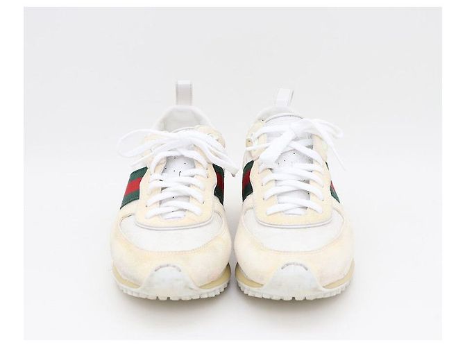 Gucci Sneakers GG Nylon Rimotion Bianco - vista 2