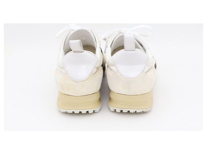 Gucci Sneakers GG Nylon Rimotion Bianco - vista 4