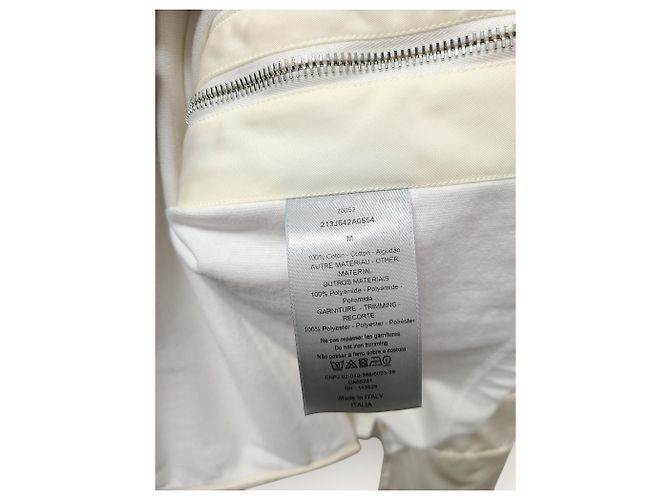 Dior Sacai Besticktes Logo Weiß Langarmshirt - Ansicht 5