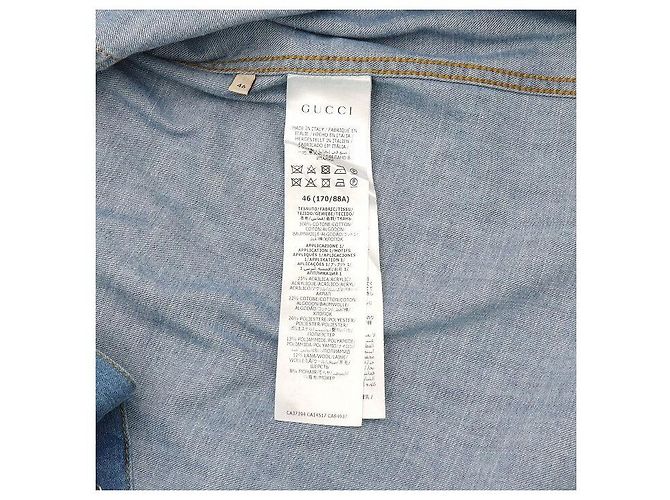 Gucci Camicia in denim Teddy Bear da uomo X-Kai - vista 8