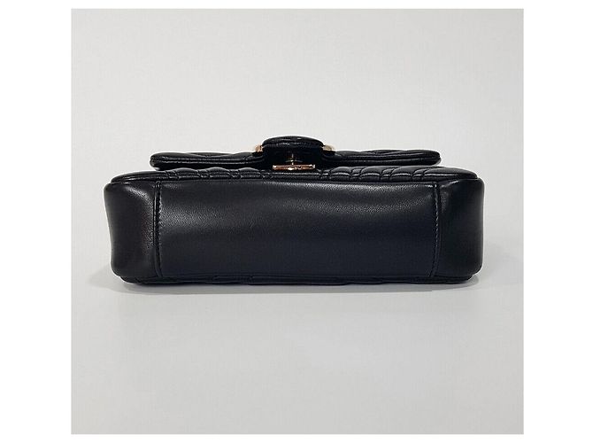 Gucci Borsa a Spalla GG Marmont Small Nero - vista 7