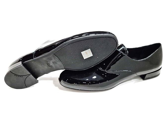 Prada Lacklederschuhe Schwarz - Ansicht 3