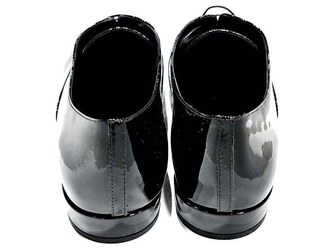 Prada Lacklederschuhe Schwarz - Ansicht 5