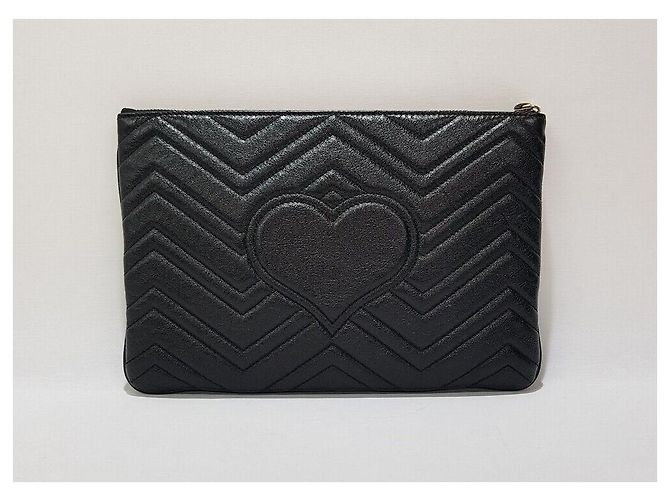 Gucci Clutch Marmont Nero - vista 4