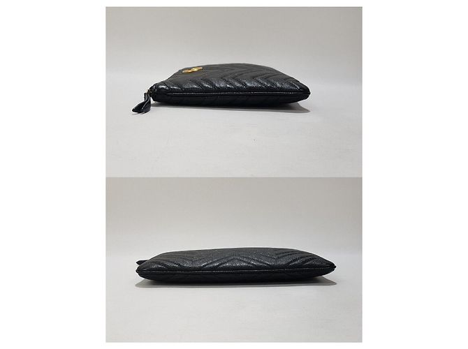 Gucci Clutch Marmont Nero - vista 5