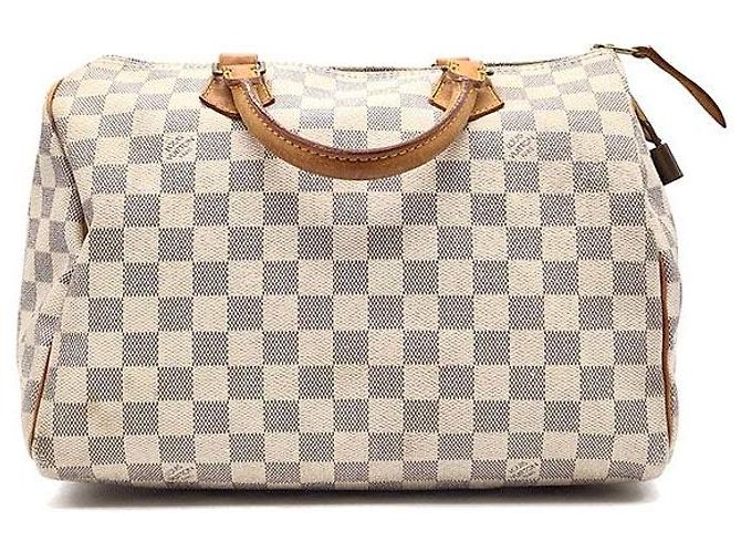 Louis Vuitton Speedy Blu - vista 3