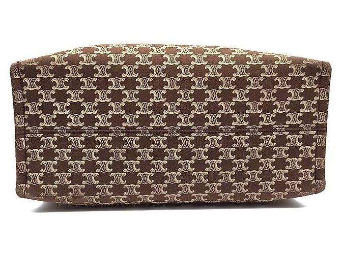 Céline Cabas Tie Large Marrom - vista 7