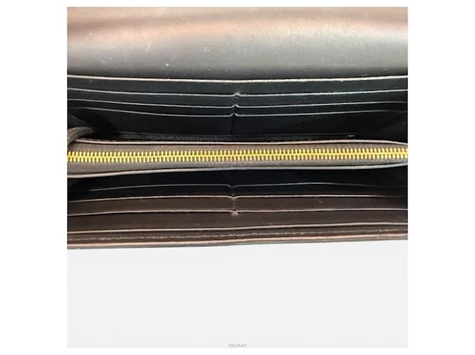 Gucci Cartera larga de pitón Castaño - vista 5