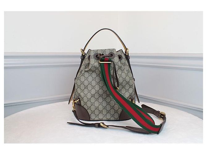 Gucci Neo Vintage Drawstring Bucket Pack Rucksack Mehrfarben - Ansicht 10