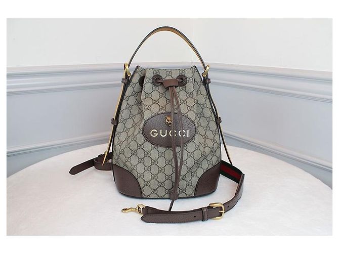 Gucci Neo Vintage Drawstring Bucket Pack Rucksack Mehrfarben - Ansicht 11