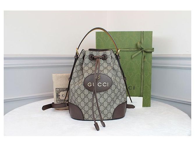 Gucci Neo Vintage Drawstring Bucket Pack Rucksack Mehrfarben - Ansicht 2