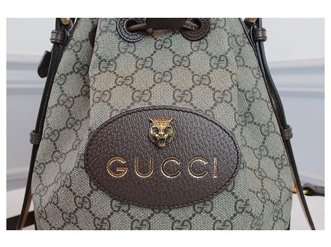 Gucci Neo Vintage Drawstring Bucket Pack Rucksack Mehrfarben - Ansicht 7
