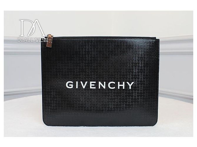 Givenchy Pochette con logo in rilievo liscio - vista 2