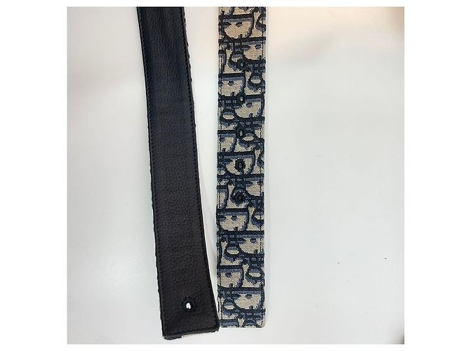Dior Oblique Men's Reversible Belt Strap Set with Straps CD Ruthenium Buckle Brown - view 5