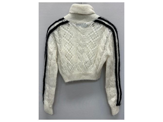 Suéter de punto de mohair Gucci Adidas Blanco - vista 2