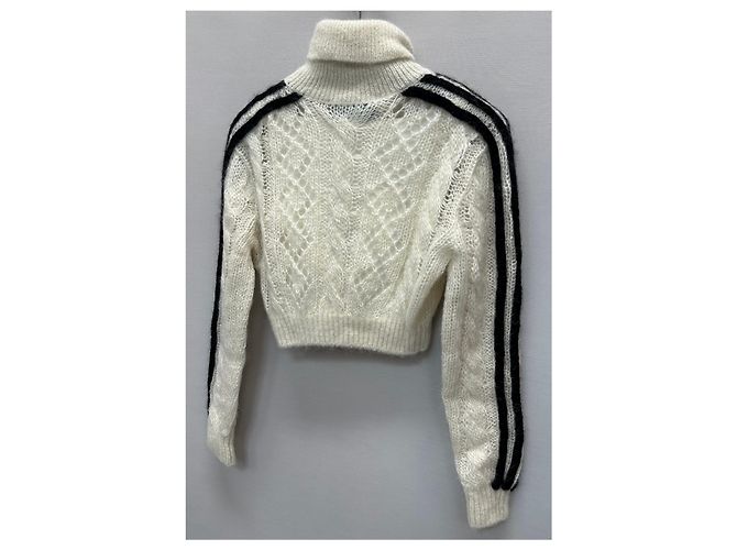 Suéter de punto de mohair Gucci Adidas Blanco - vista 5