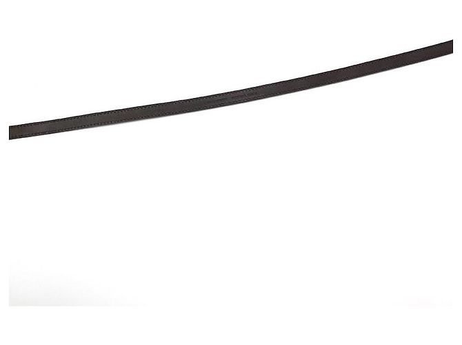 Louis Vuitton Pulseira com bracelete de couro verniz Amaranthe Ouro Preto - vista 9