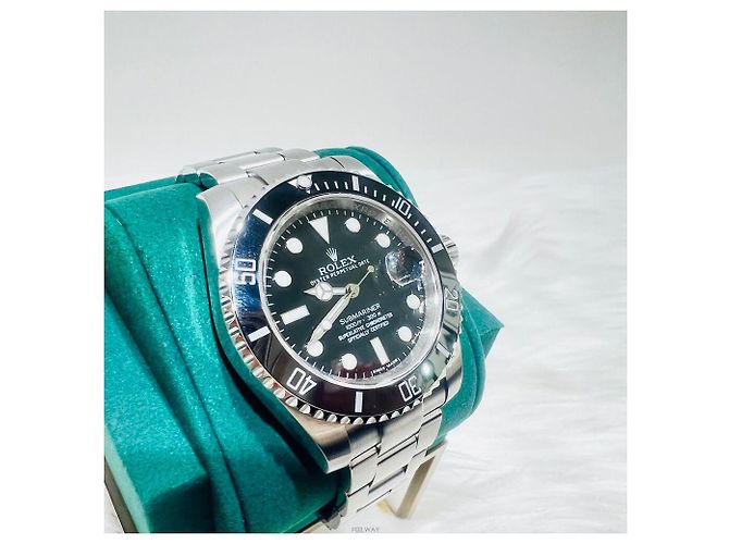 Relógio masculino Rolex Submariner Date em aço Preto - vista 2