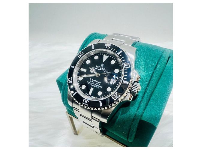 Relógio masculino Rolex Submariner Date em aço Preto - vista 3