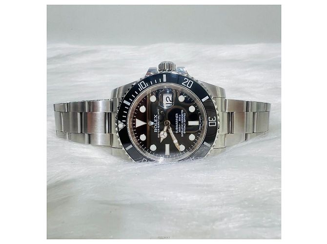 Relógio masculino Rolex Submariner Date em aço Preto - vista 4
