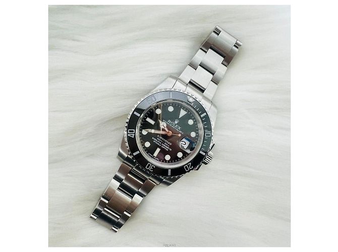 Relógio masculino Rolex Submariner Date em aço Preto - vista 6
