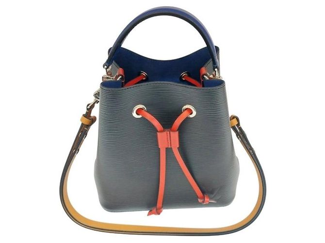 Louis Vuitton Borsa Tote e Borsa a Spalla Noe BB Épi Black Saffron Yellow Nero - vista 9