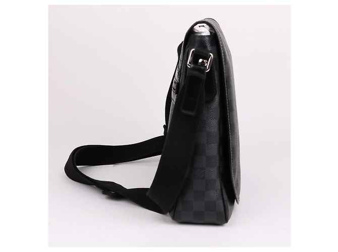 Louis Vuitton Borsa Messenger Daniel MM Graphite - vista 4