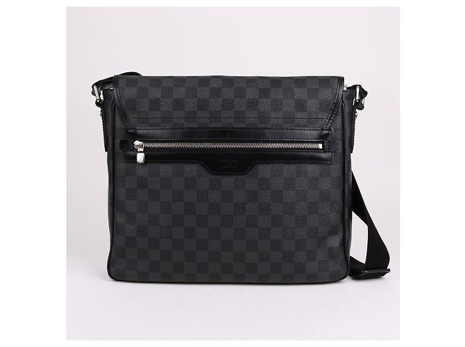 Louis Vuitton Borsa Messenger Daniel MM Graphite - vista 5